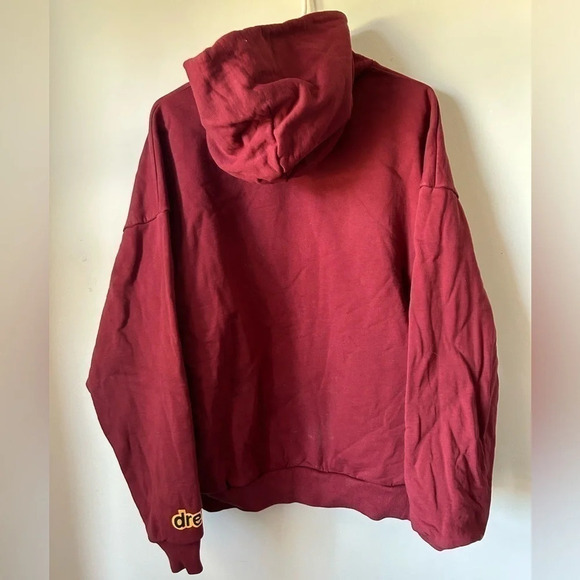 Drew House Burgundy  Hoodie - Picture 2 of 4